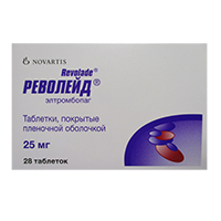 Револейд таб. п/пл. об. 25мг №14 Револейд таб. п/пл. об. 25мг №14