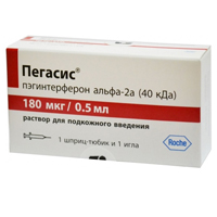 ПЕГАСИС  р-р д/ин. (шприц-тюб.) 180мкг/0.5мл - 0.5мл n1