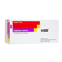 ТИДОМЕТ ФОРТЕ таб 25мг/250мг n100