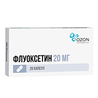 ФЛУОКСЕТИН капс. 20мг 20 шт.