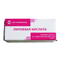 ЛИПОЕВАЯ КИСЛОТА таб п/об 30мг 60 шт. Сердце континента