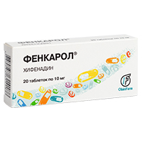 ФЕНКАРОЛ таб 10мг 20 шт.