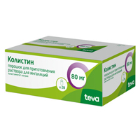 КОЛИСТИН пор. д/инг. (фл.) 1млн. ЕД n28