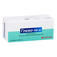 ГЛЕВО таб п/об 500мг n5