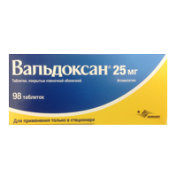 ВАЛЬДОКСАН таб п/об 25мг n28