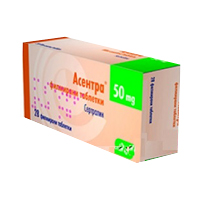 АСЕНТРА таб п/об 50мг n28