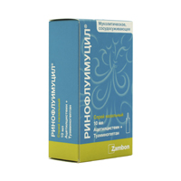 РИНОФЛУИМУЦИЛ аэроз. (фл.) 10мл