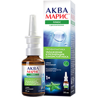 АКВА МАРИС ПЛЮС спрей назал. (фл.) 30мл n1 АКВА МАРИС ПЛЮС спрей назал. (фл.) 30мл n1
