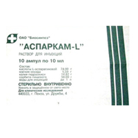 АСПАРКАМ р-р д/ин. (амп.) 10мл n10
