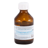 САЛИЦИЛОВАЯ КИСЛОТА р-р спирт. (фл.) 1% - 40мл 1 шт.