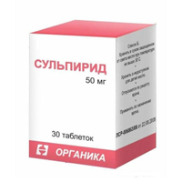 СУЛЬПИРИД таб 50мг 30 шт. СУЛЬПИРИД таб 50мг 30 шт.