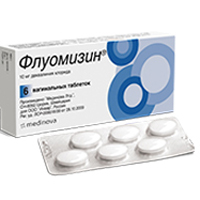 ФЛУОМИЗИН таб ваг. 6 шт.