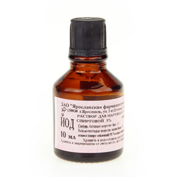 ЙОД р-р спирт.  с лопаткой (фл.) 5% - 10мл n1