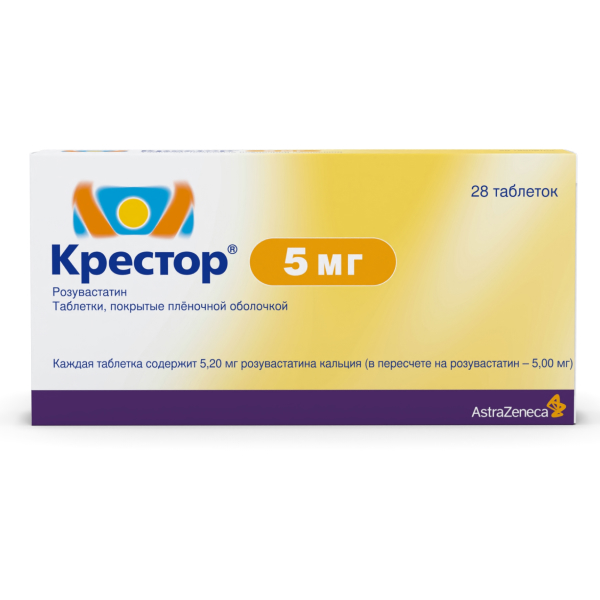 КРЕСТОР таб п/об 5мг n28