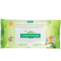 САЛФЕТКИ Бона Менте (Bona Mente!) влажные 80 шт.