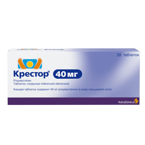 КРЕСТОР таб п/об 40мг 28 шт.