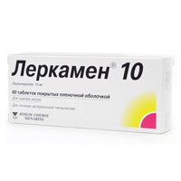 ЛЕРКАМЕН таб п/об 10мг 60 шт.