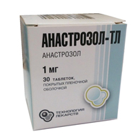 Анастрозол таб. п/пл. об. 1мг №30