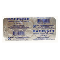 ВАЛИДОЛ таб 60мг 10 шт.