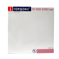 ГОРДОКС р-р д/ин. (амп.) 10тысКИЕ/мл - 10мл 5 шт. ГОРДОКС р-р д/ин. (амп.) 10тысКИЕ/мл - 10мл 5 шт.