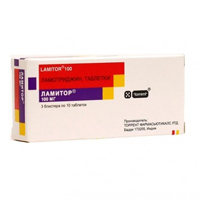 ЛАМИТОР таб 100мг n30