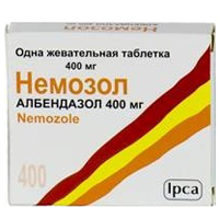 НЕМОЗОЛ таб жев. 400мг n1