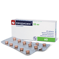 ПРЕДИЗИН таб п/об пролонг. 35мг n60