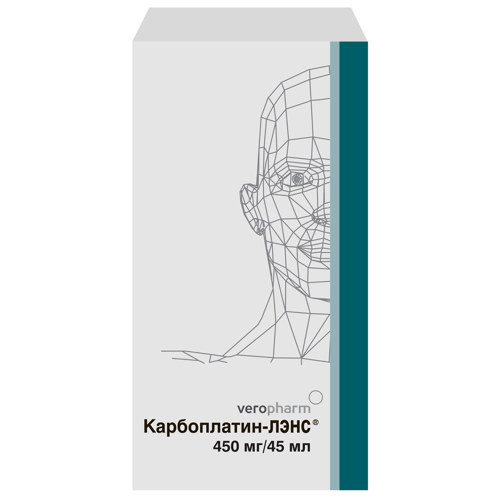Карбоплатин-ЛЭНС фл.(р-р д/ин.) 450мг/45мл