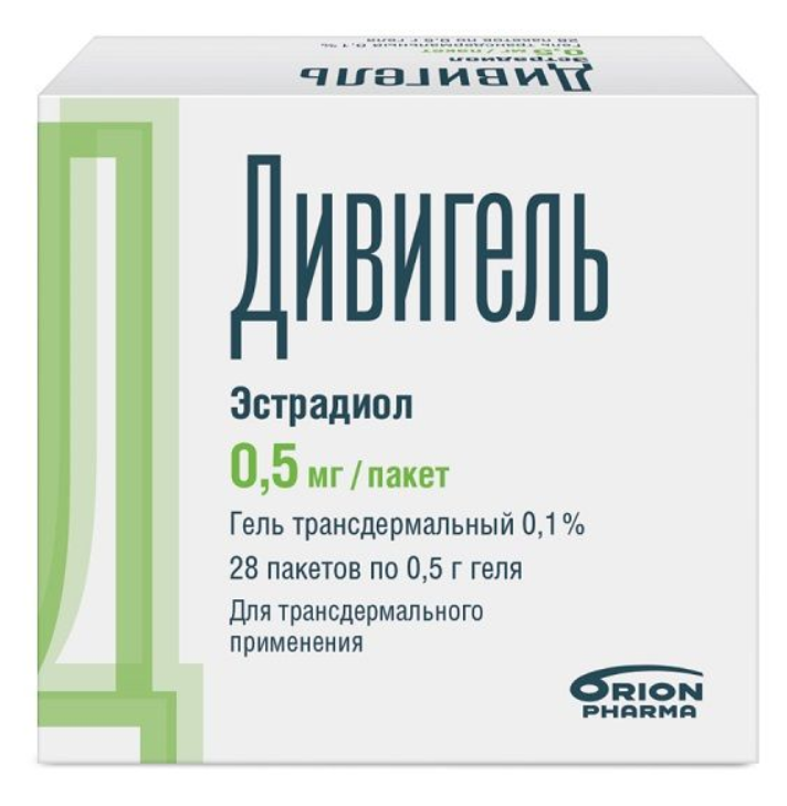 Дивигель гель трансдермальный 0,1% 0,5 г пакетики 28 шт