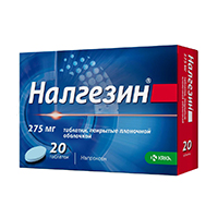 Налгезин дуо таб. п/пл. об. 275мг+500мг №10