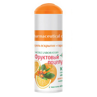 ФРУКТОВЫЙ ПОЦЕЛУЙ помада гигиеническая 3.5г Персиковый