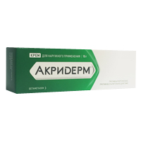 Акридерм туба(крем д/наружн. прим.) 0,05% 30г №1 Акридерм туба(крем д/наружн. прим.) 0,05% 30г №1