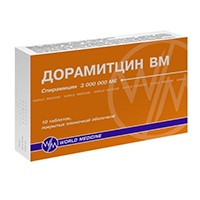 ДОРАМИТЦИН ВМ таб п/об 3000 000МЕ 10 шт.